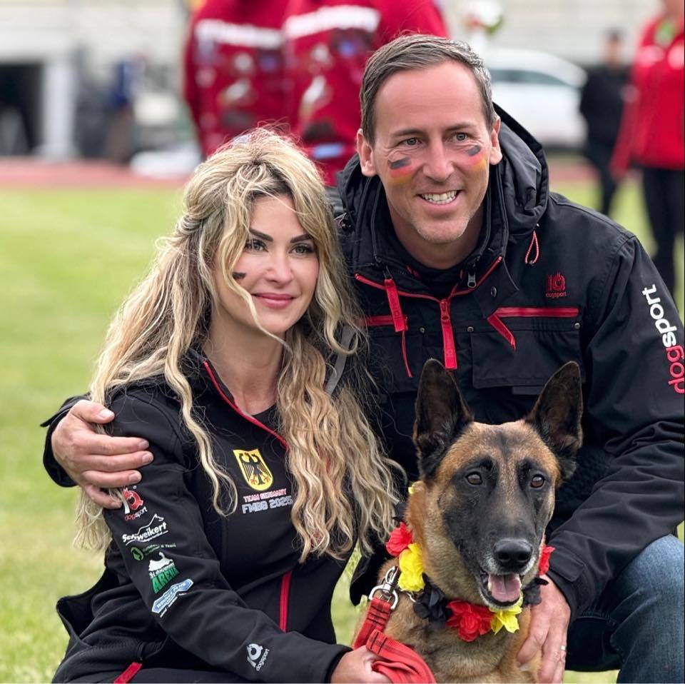 Patricia and Florian Knabl with Cafka